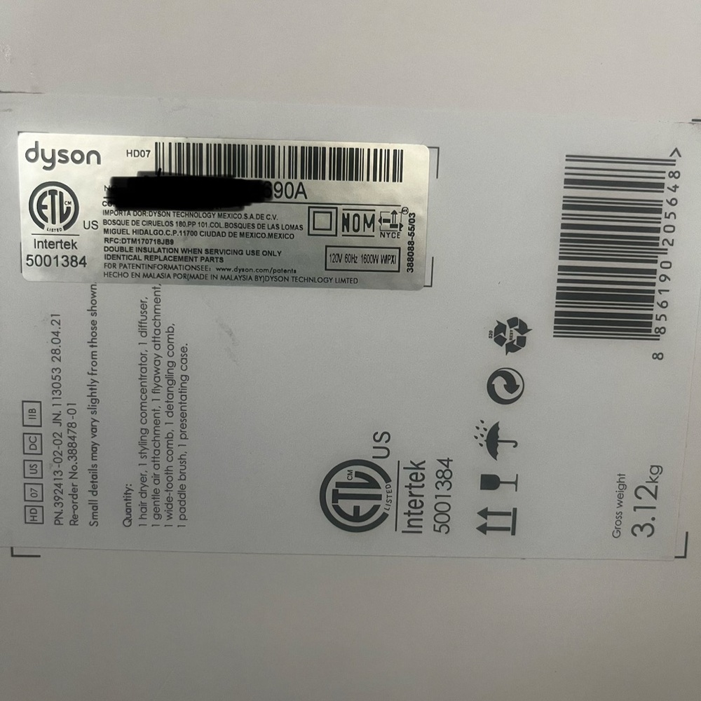 Dyson Supersonic Hair Dryer Complete Set w/ Presentation Case – BRAND NEW LE - Picture 4 of 4